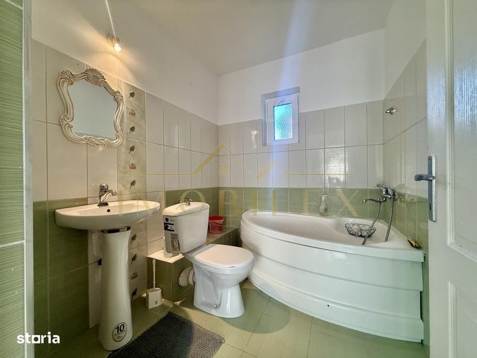 Casa tip duplex 4 camere de inchiriat, gradina, zona Subcetate