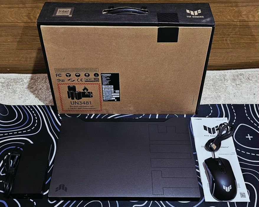 Asus TUF DASH F15 Ozu16, SSD 512, RTX3050 +IRIS XE!