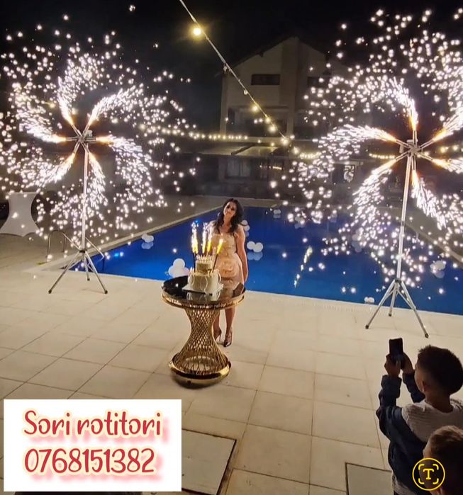 Laser dans,baloane fum,sori rotitori,cabina foto,oglinda magica,bar