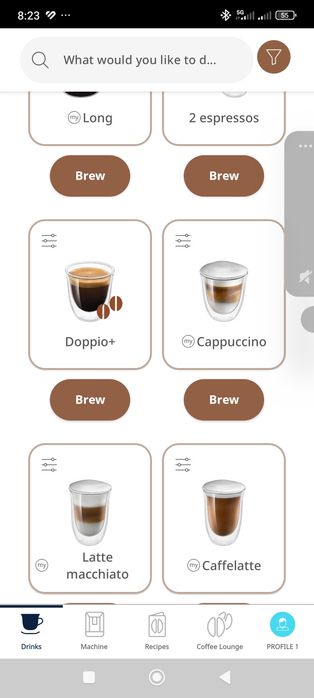 DeLonghi PrimaDonna Class Bluetooth App Кафеавтомат Делонги