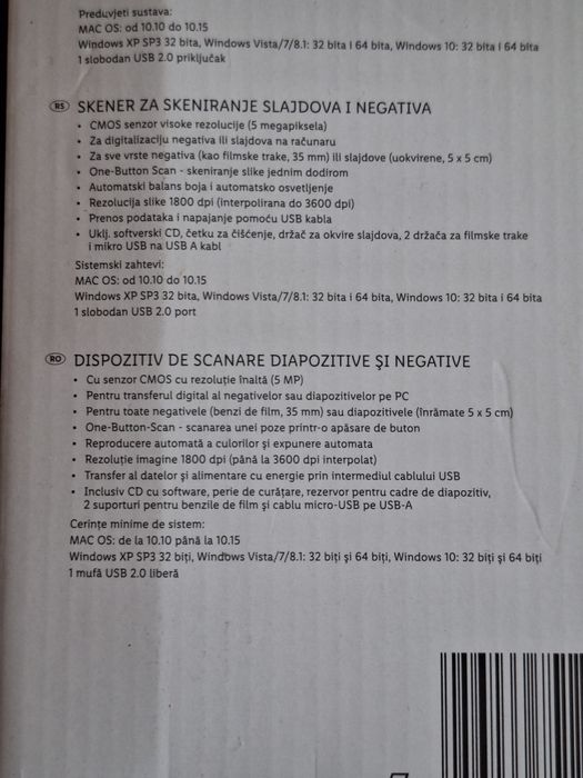 Reducere ! Silvercrest Scanner film și diapozitiv