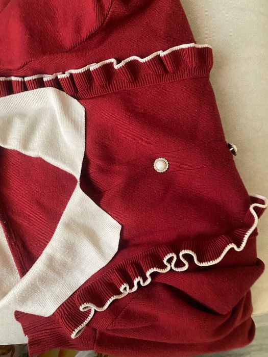 Блузка винтидж с яка и копчета