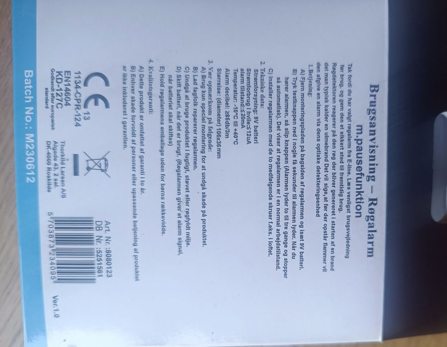 Detector clasic de fum