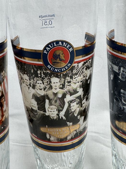 чаши за бира Paulaner x Байерн Мюнхен – комплект 4 бр.