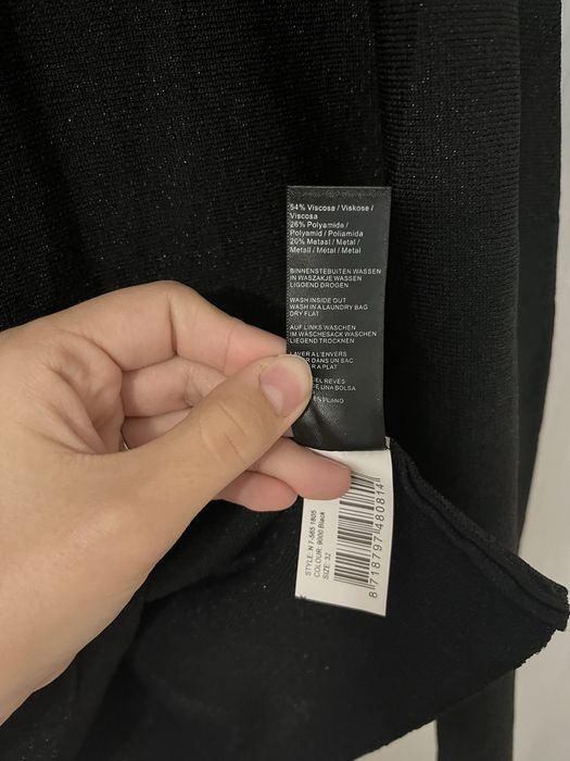 Rochie neagră cu sclipici elegantă Nikkie