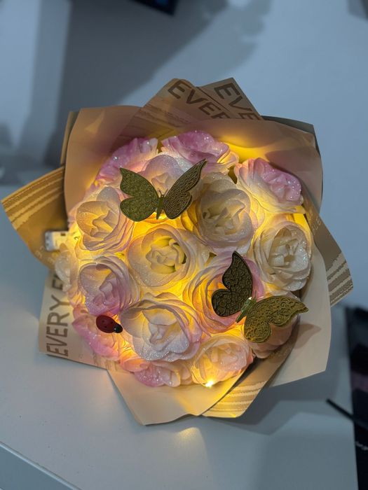 Buchete trandafiri sapun