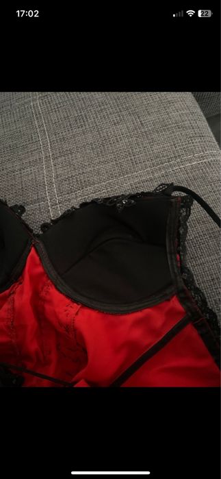 Rochie rosie eleganta