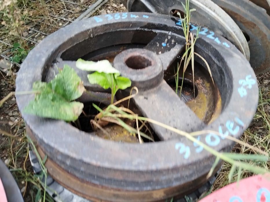 Fulie cu 2 canale de 22 mm mare