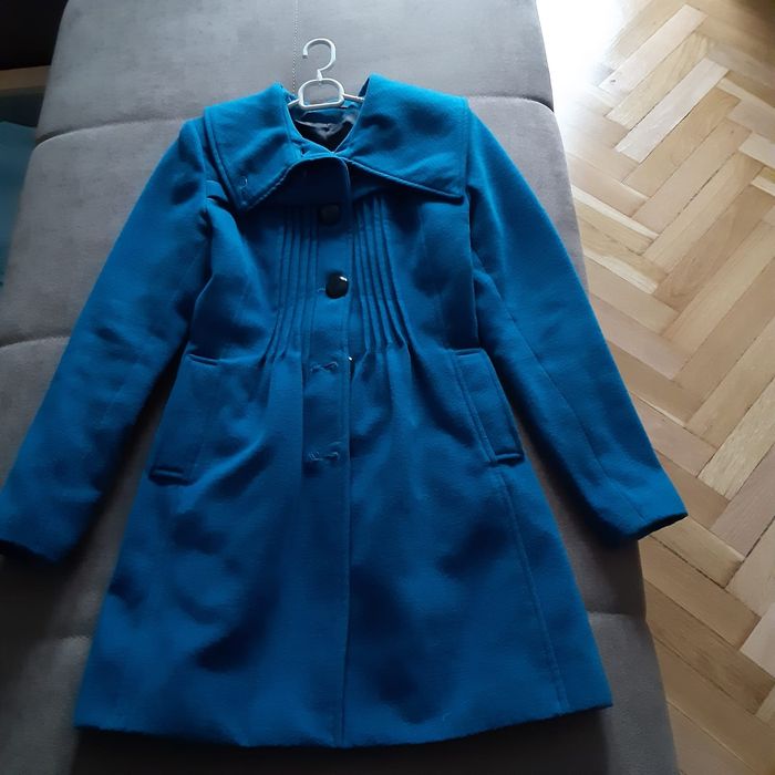 Palton turcoaz marime xs