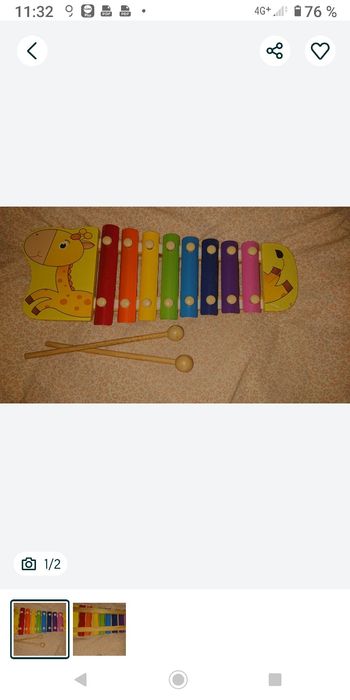 Xilofon girafă în stare bună