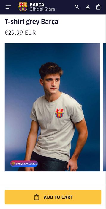 FC Barcelona blue тениска