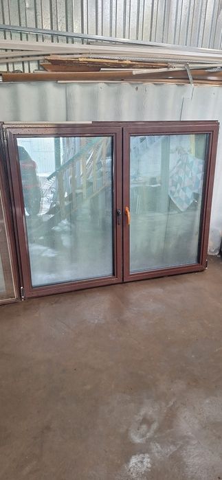 Окно алюминий б/у