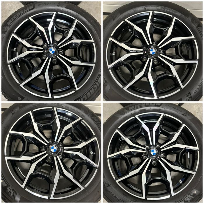 Jante NOI 19 ORIGINALE BMW X4 G02 X3 G01 Iarna 245/50/19 M Paket 887M Michelin Runflat