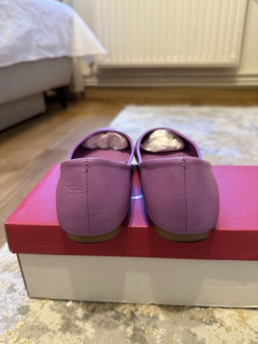 Balerini de piele naturala Dasha