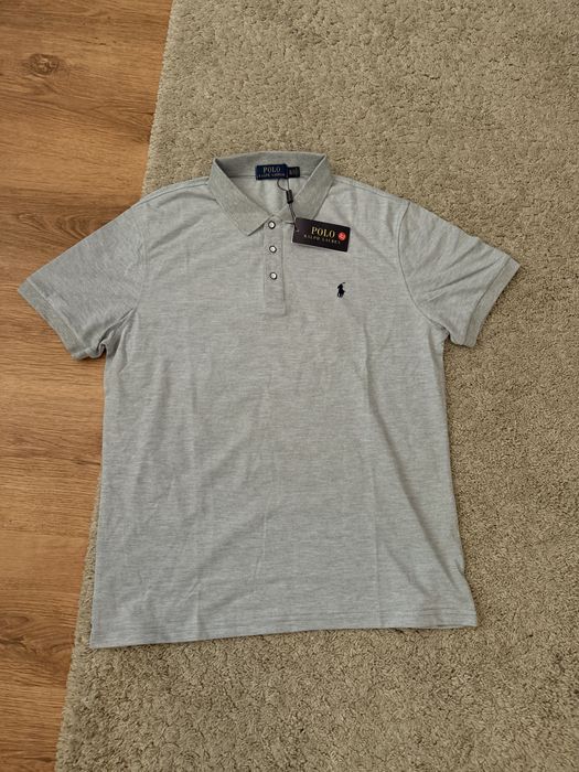 Tricou polo ralph lauren gri