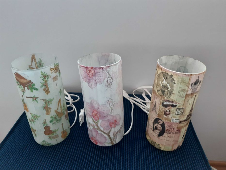 Veioză de sticlă handmade