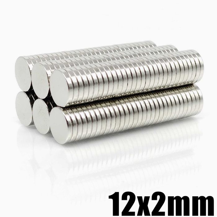 12x2mm неодимов МАГНИТ N52, Neodymium magnet NdFeB magnit