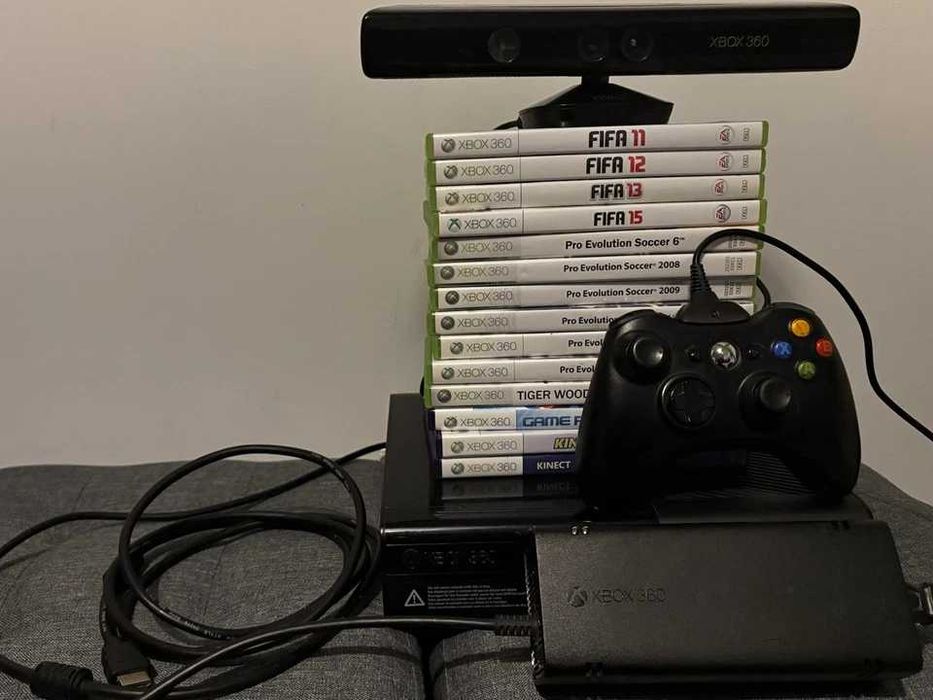 Конзола Геймърска Xbox 360 Elite почти като Xbox one