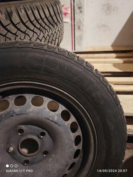 Промоция!!!Джанти с гуми 5*112 15 цола VW