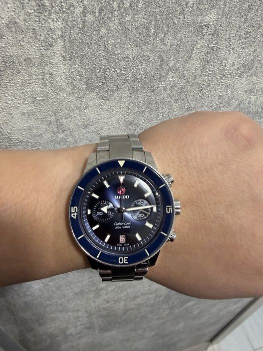 Продам часы rado capitan cook chronograh