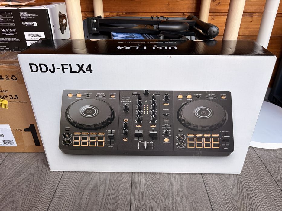 Set dj ddj flx 4 audio technica ath m20x boxe combo