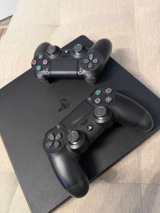 PlayStation 4 Slim PS4 – Пълен комплект, черен