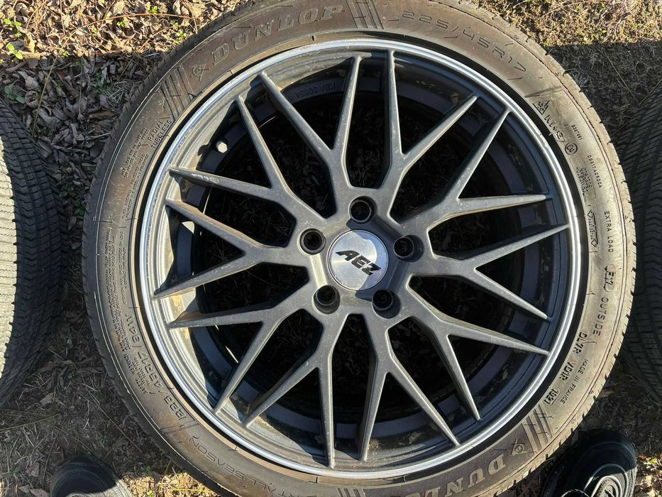 Jante AEZ 225/45 r17 cu anvelope Dunlop All season