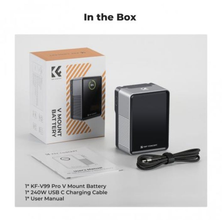 NOU-SIGILAT K&F CONCEPT  V Mount Battery 99Wh
