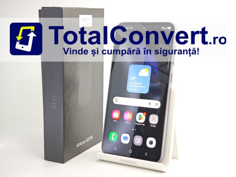Samsung S23 FE 128GB Graphite 8GB Dual SIM, Garantie 24 luni | #R94209