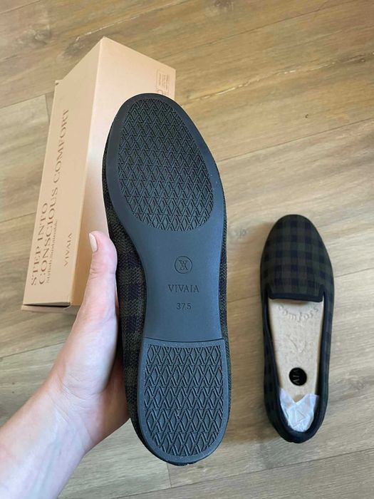 Vivaia заоблени плетени мокасини  - Vivaia Round-Toe Woven Knit Loafer