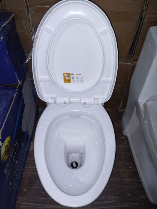 Унитаз литой гофра