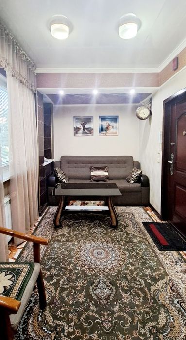 2-ком Чиланзар 1 Евроремонт Метро Хамза Мукими Гагарина Мебель+Техника