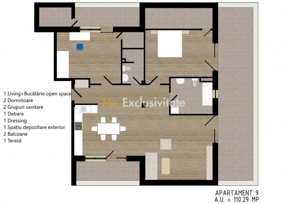 Zorilor Residence, Apartamente Noi 2-3-4 camere - Str. Zorilor - Carei