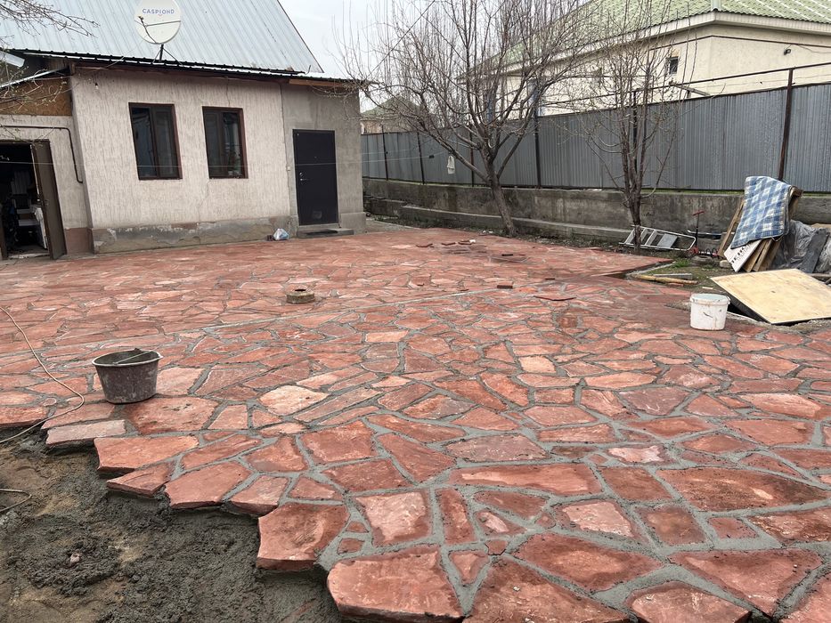 Укладка плитняк дикий камень от 7000