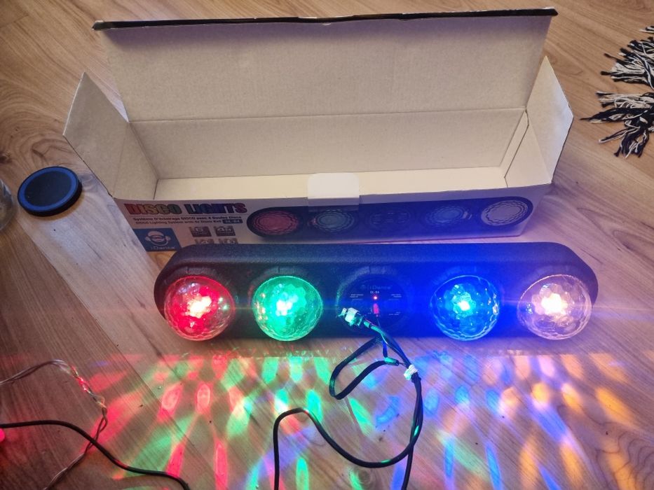 Orga de lumini cu 4 canale, nouă, la cutie