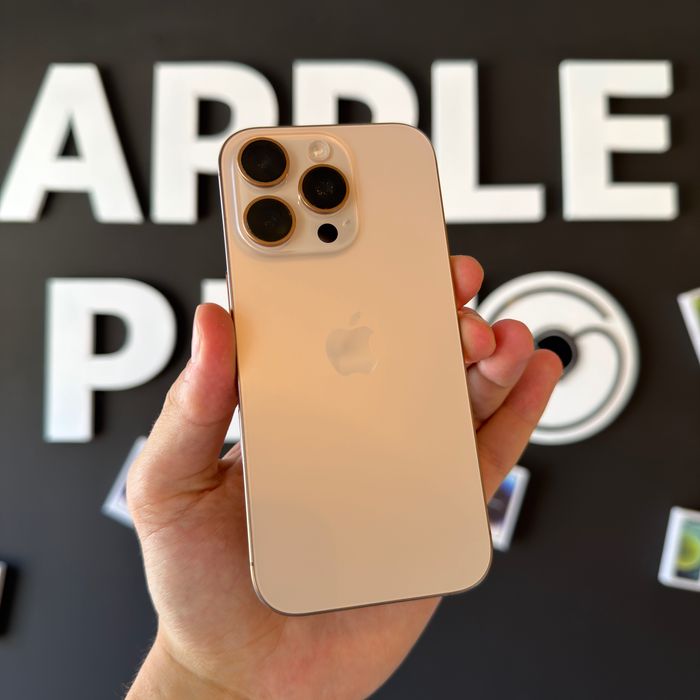 iPhone 16 Pro 128Gb Desert Titanium 93% Baterie + 24 Luni Garanție / Apple Plug
