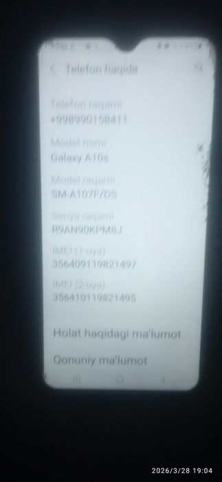 Самсунг а10с сотилади