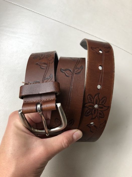 Дамски колан чисто нов естествена кожа 96 см