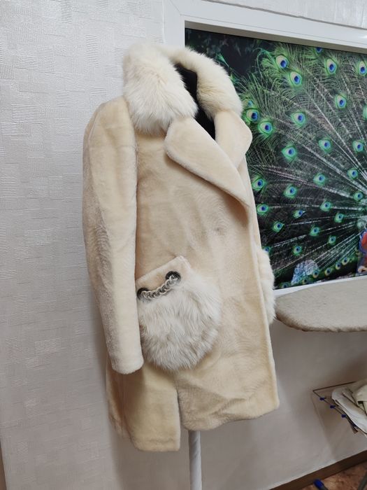 Шуба под стриженый мутон.