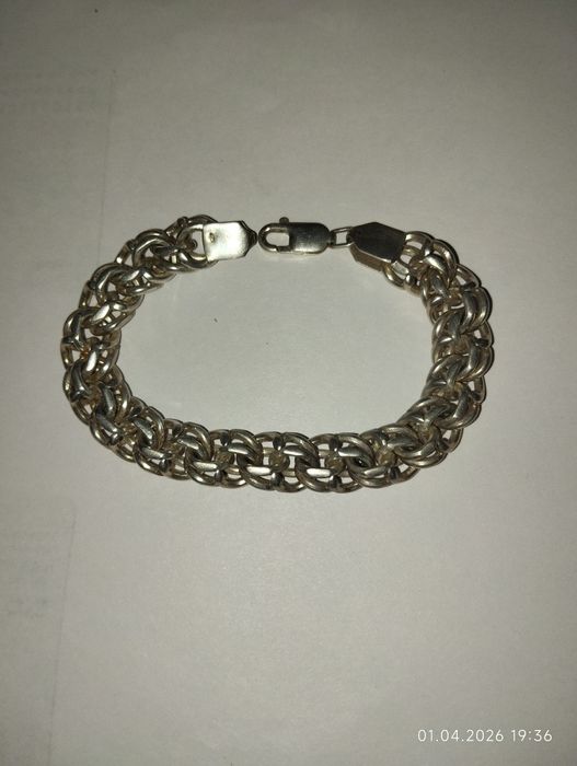 Сброслет серебро