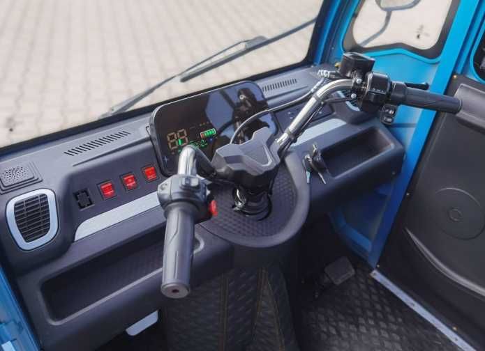 Triciclu electric cu CIV model omologabil Breckner MAX-2000W Agramix