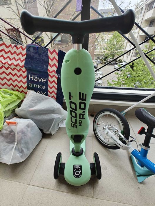 Vand trotineta copii Scoot & Ride + casca in stare f buna 600 lei