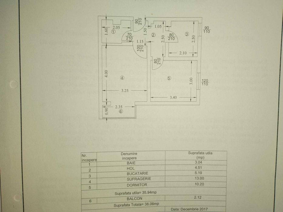 Vand apartament 2 cam , Str. G-ral E Grigorescu, langa Gradinita 39