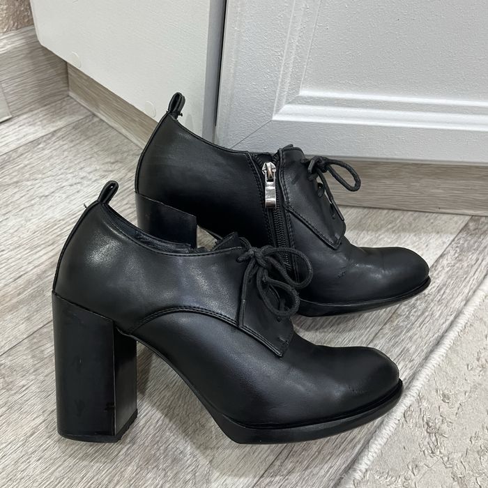 Ботильоны кожаные