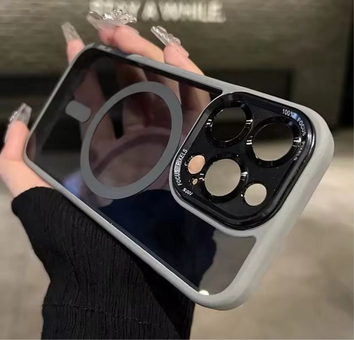 Iphone 17/16 PRO/16 PRO MAX PLUS AIR Husa Fashion Magsafe Spate Fumur