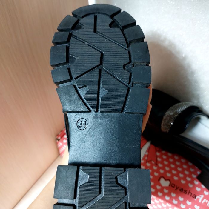 Туфли ботфорт для девочек 34 раз