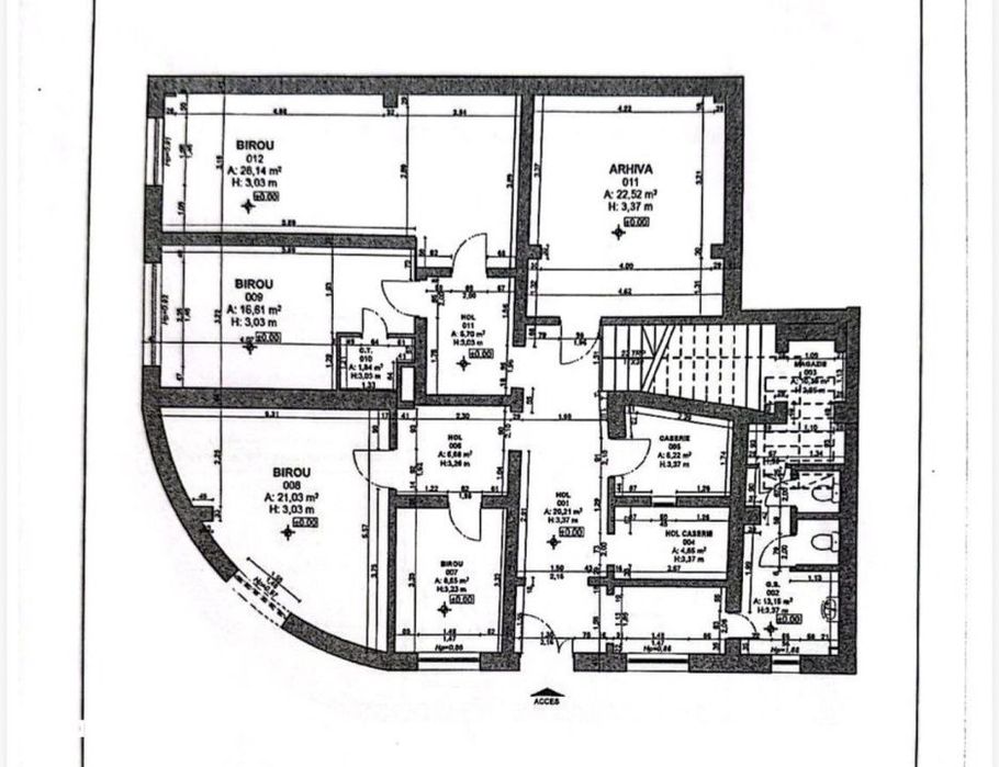 Cladire OFFICE 360mp util | 421mp teren | ULTRACENTRAL | Iuliu Maniu