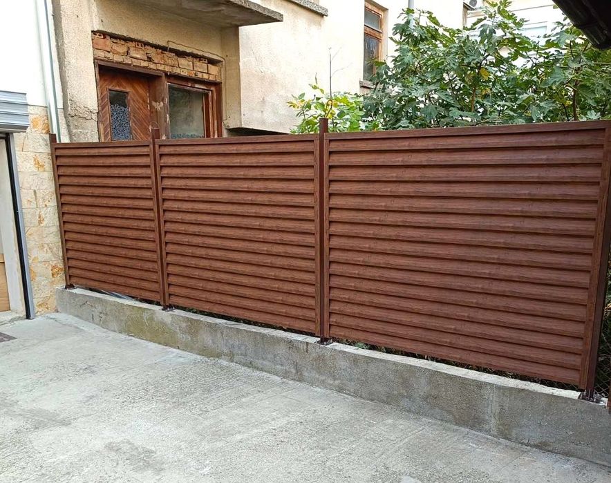 Метална оградна за двор щора Алфа-Оградки.Бг