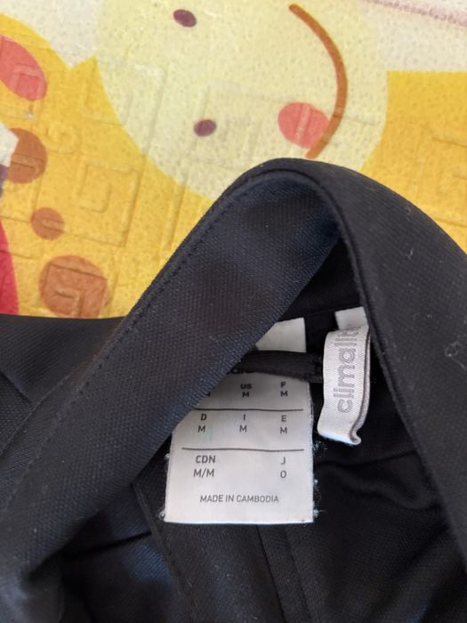 Мъжко черно горнище адидас