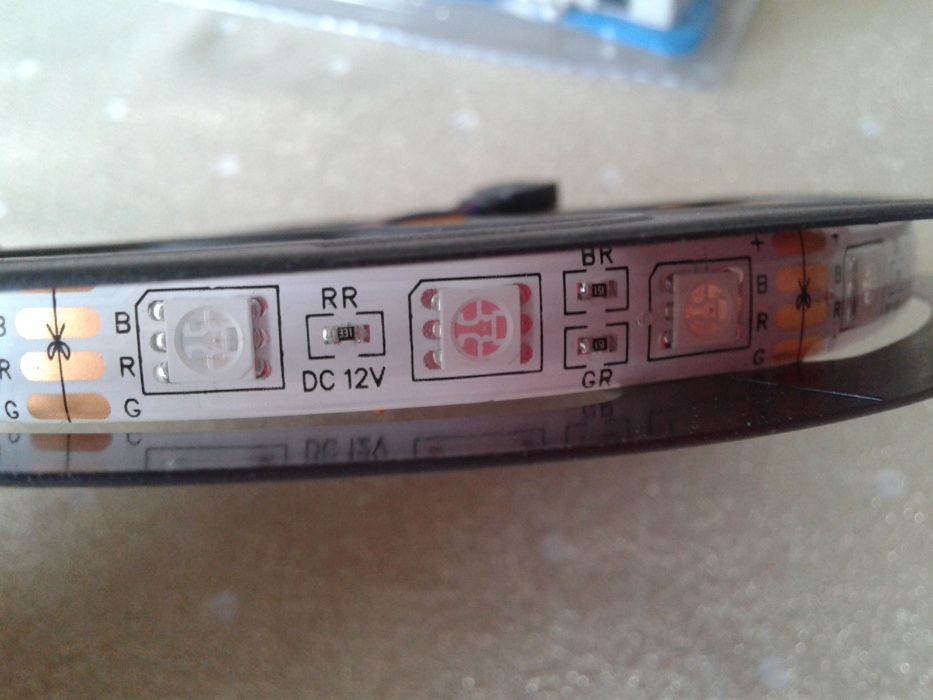 Намалено от 27 лв-Лед осветление RGB 5050 LED лента Лед лента 5м Диоди